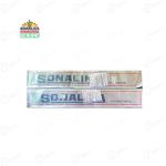 Sonalika Genuine Sikander DI35, Sikander 745 3rd Model Metalic Plate Body Sticker (Brand Name Sticker)